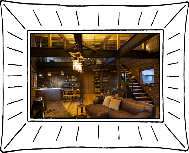 男のロマンを詰め込んだ家