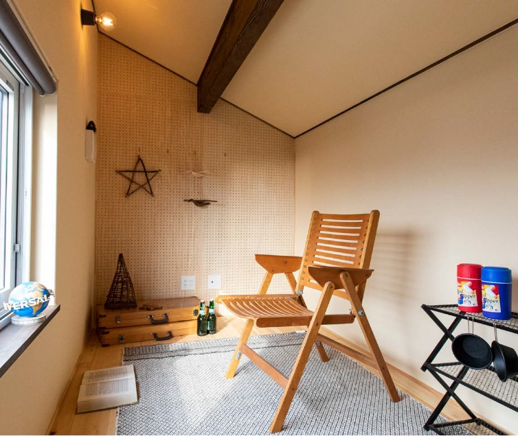 隠れ家ロフトはゲストルームにも最適